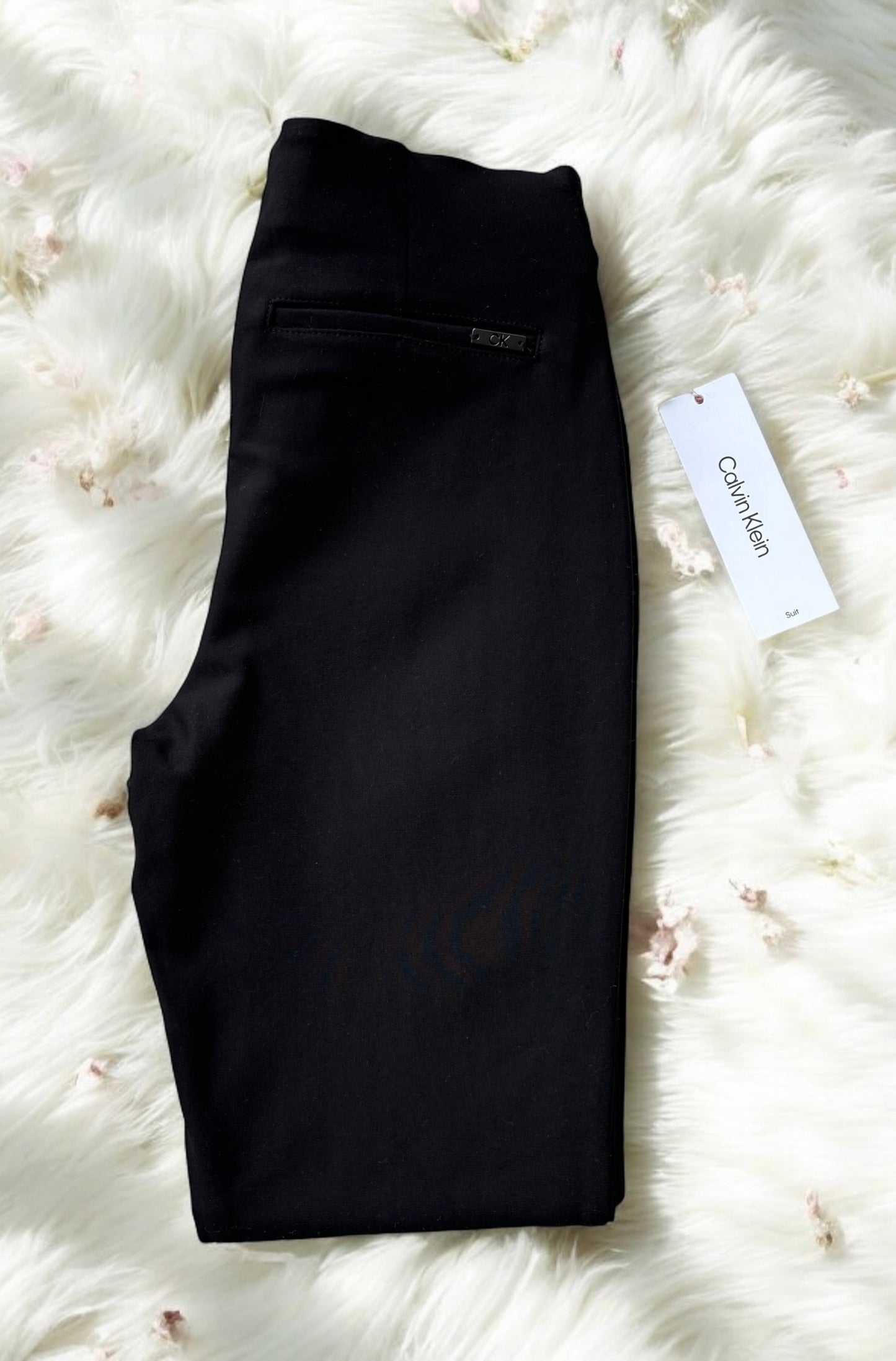 Leggins Calvin K negro con placa  negra