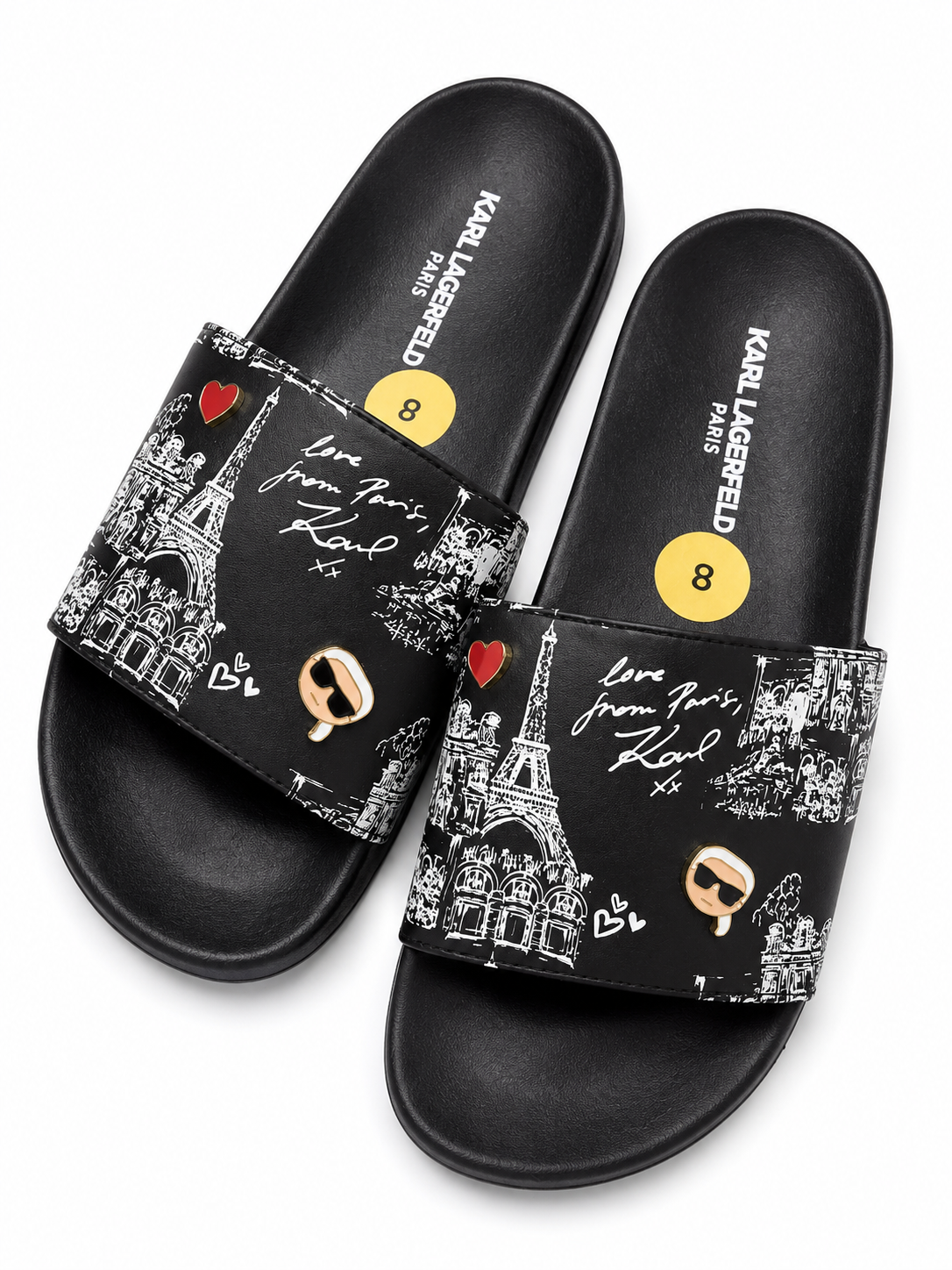 Sandalias KarlLagerfeld negras paris