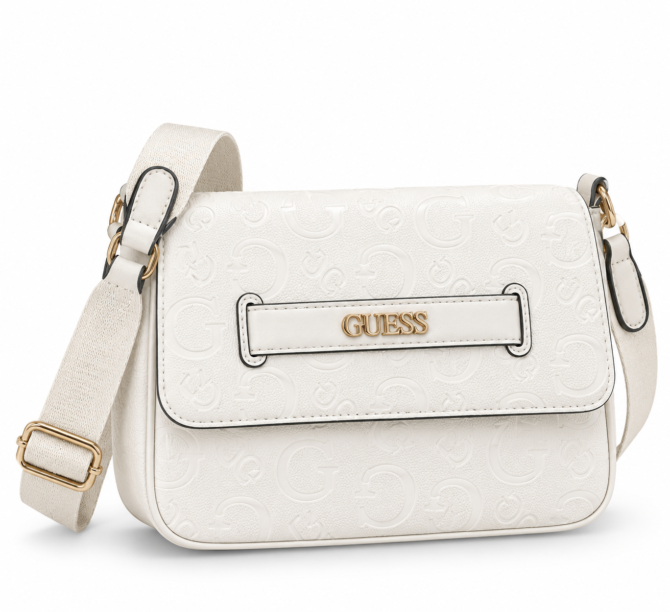 Crossbody Guess crema con monedero