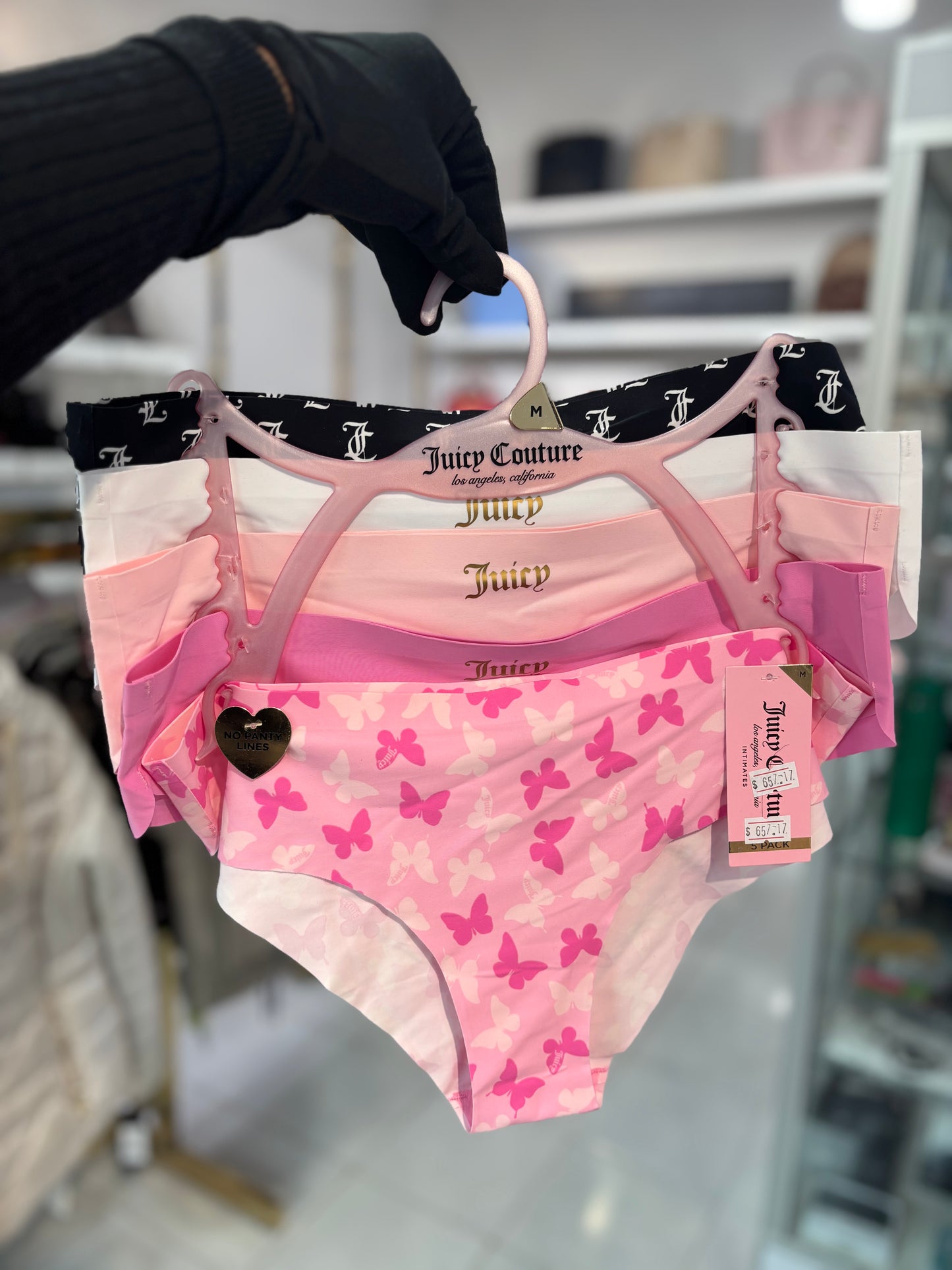 Panties Juicy Couture varios colores 5pz