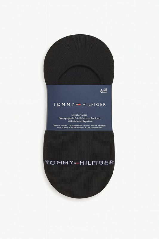 Protectores Tommy H negro con letras blancas