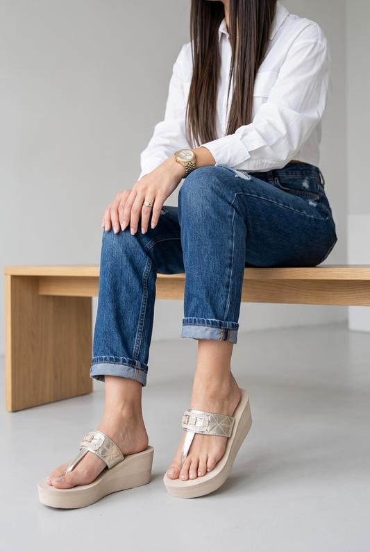 Sandalias Guess beige