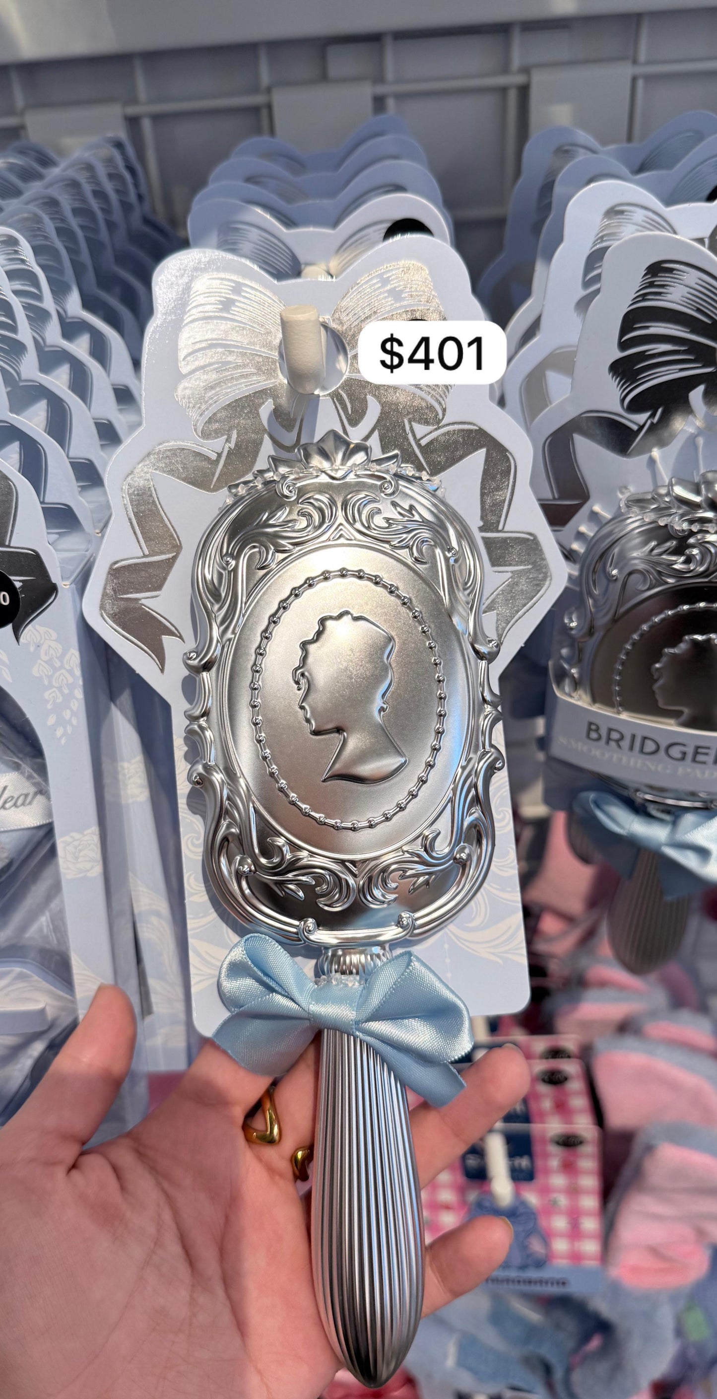 Cepillo de Bridgerton plateado