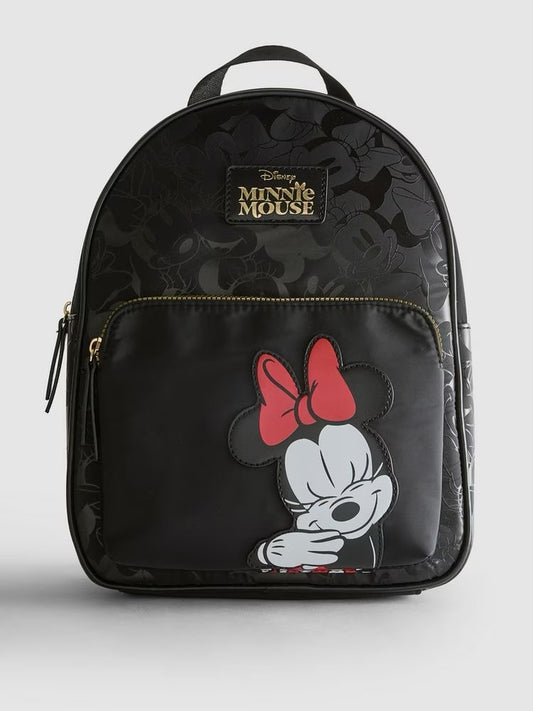 Backpack Primark Disney Minnie negra