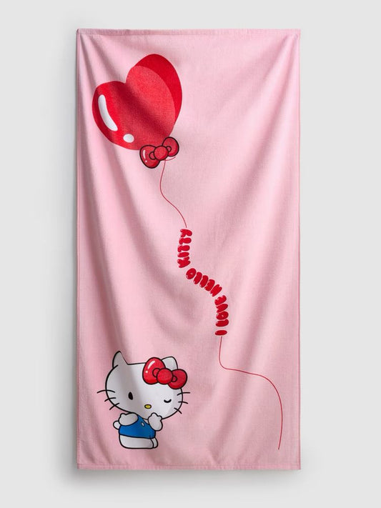 Toalla Primark Hello Kitty rosa