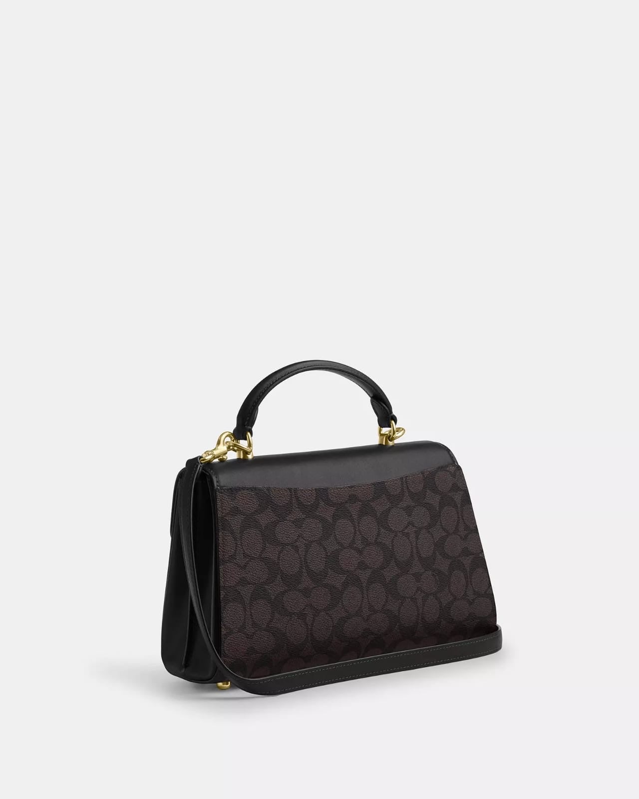 Crossbody Coach café con monogram Eliza