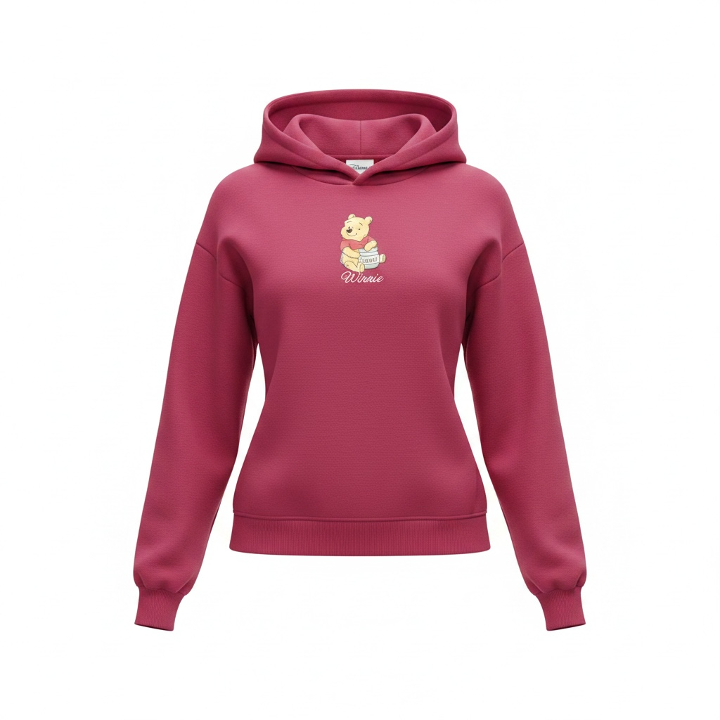 Hoody sudadera winnie poo hunny roja