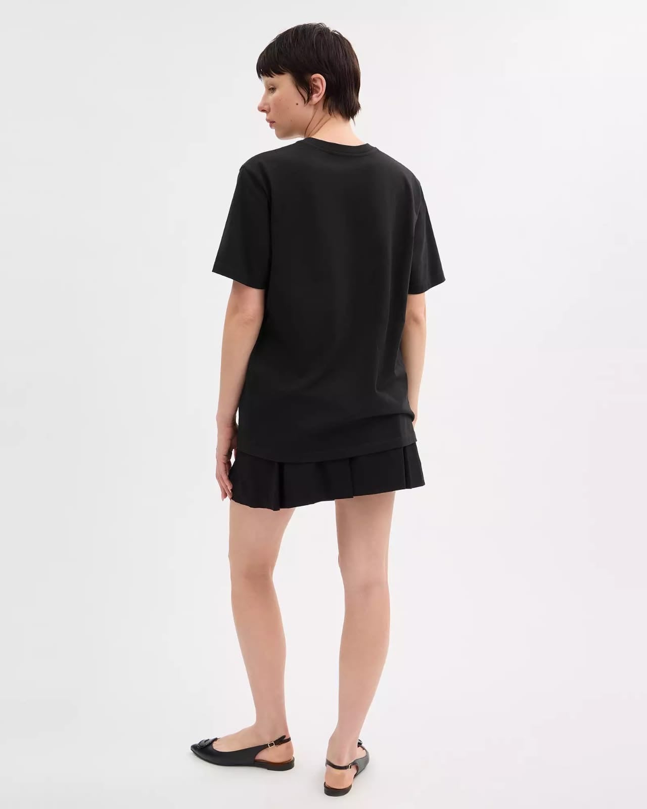 Playera Coach negra letras blancas