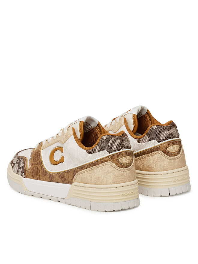 Tenis Coach camel beige canvas