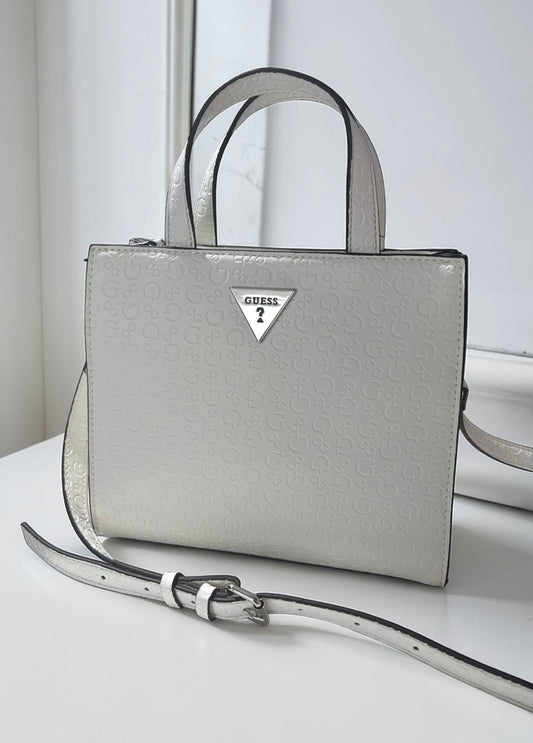 Tote Guess blanca chica
