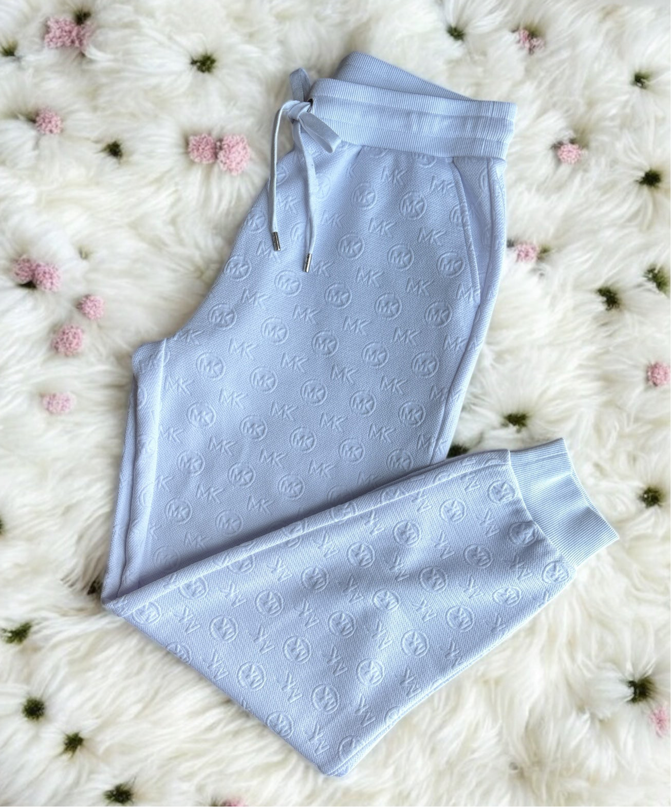 Pants Michael K blanco con monogram