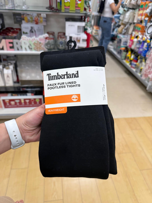 Leggings Timberland negra afelpados