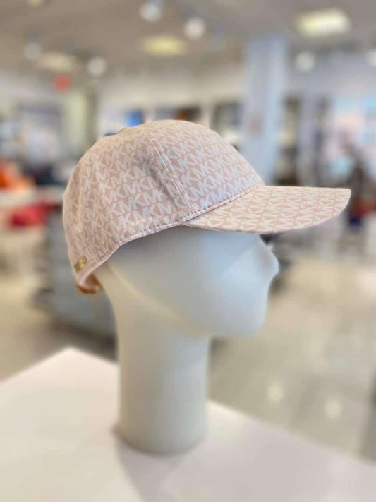 Gorra Michael k rosa/blanco con monogram