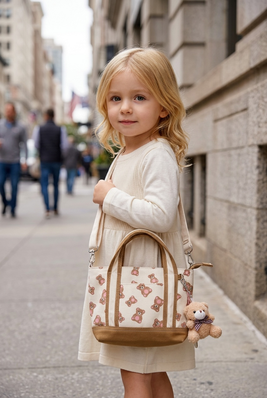 Tote Derek Heart de ositos para niña