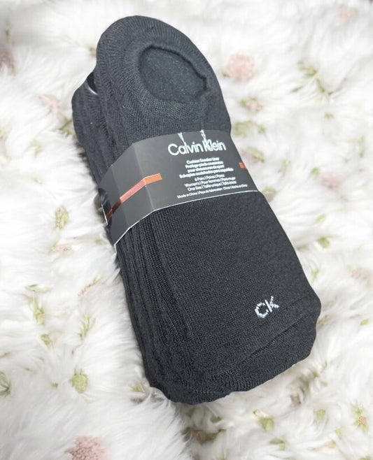 Protectores Calvin K negros 6 pares