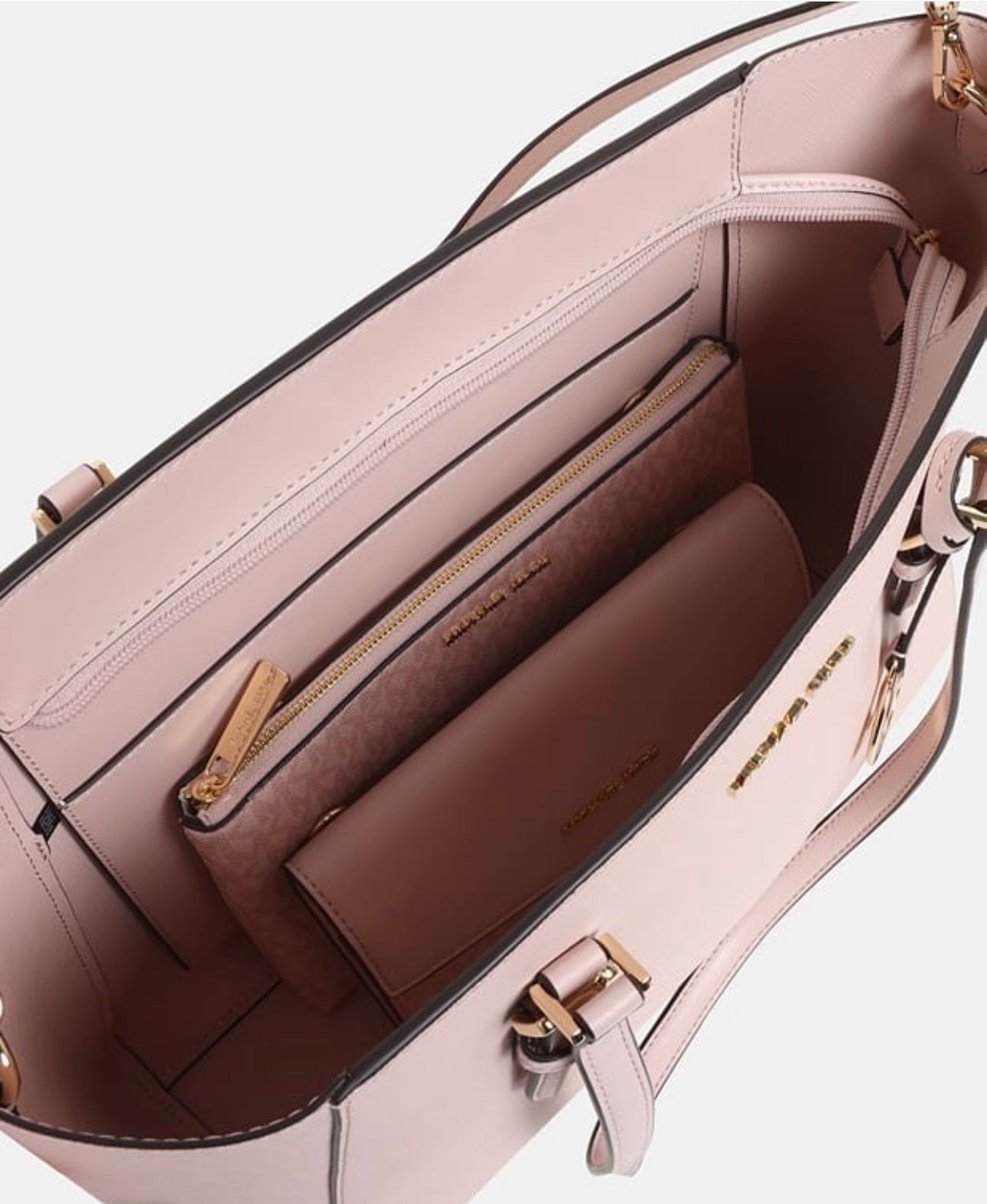 Tote Michael k Charlotte rosa,  con 2 Crossbody