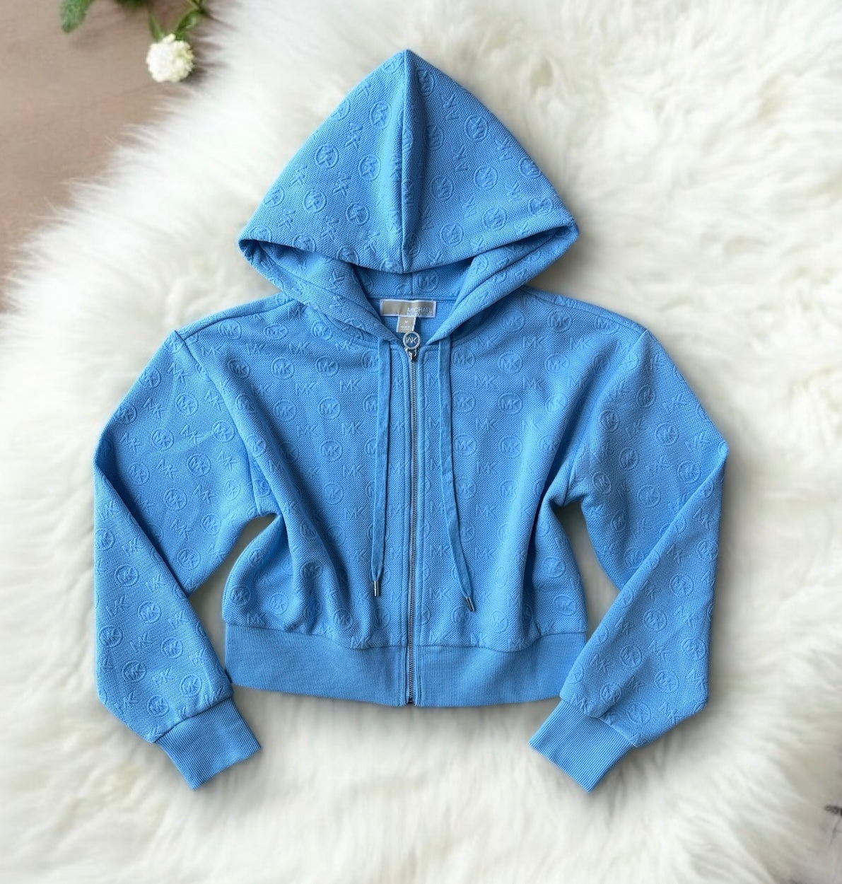 Sudadera Michael K azul cielo con monogram