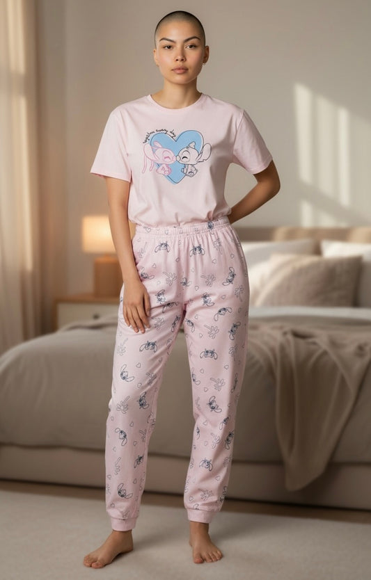 Pijama Primark Disney de Stitch rosa
