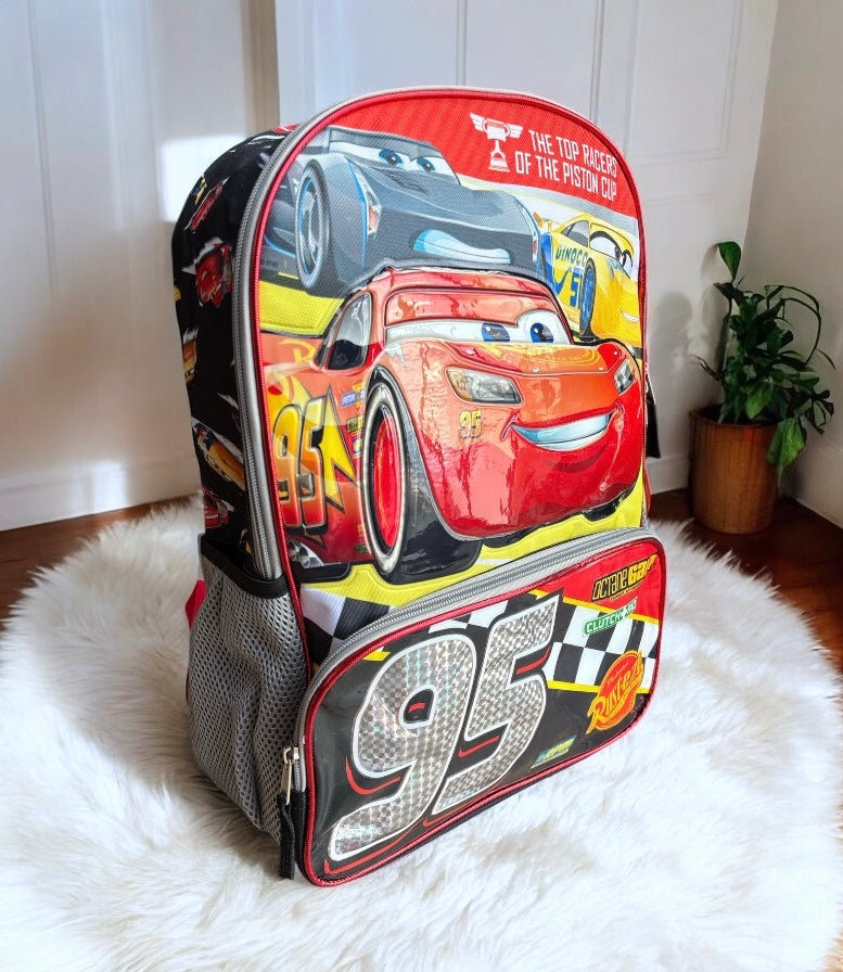 Backpack Disney Cars roja/negro