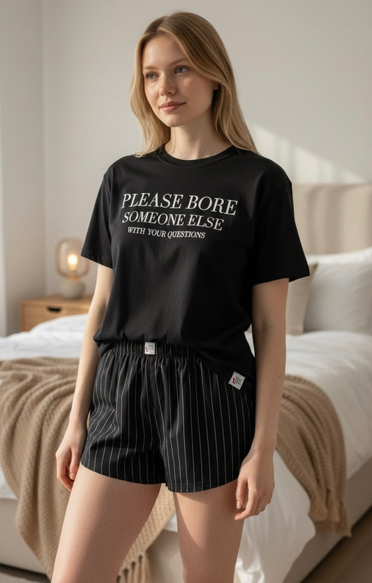 Pijama Primark El diablo viste ala moda negro