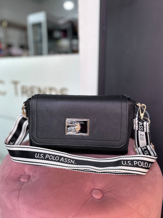 Crossbody Polo Ralph L negra