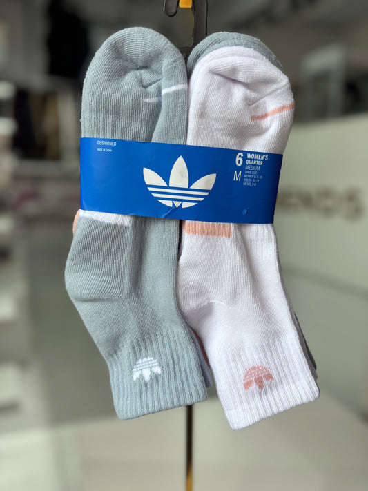 Calcetas Adidas varios colores 6 pares