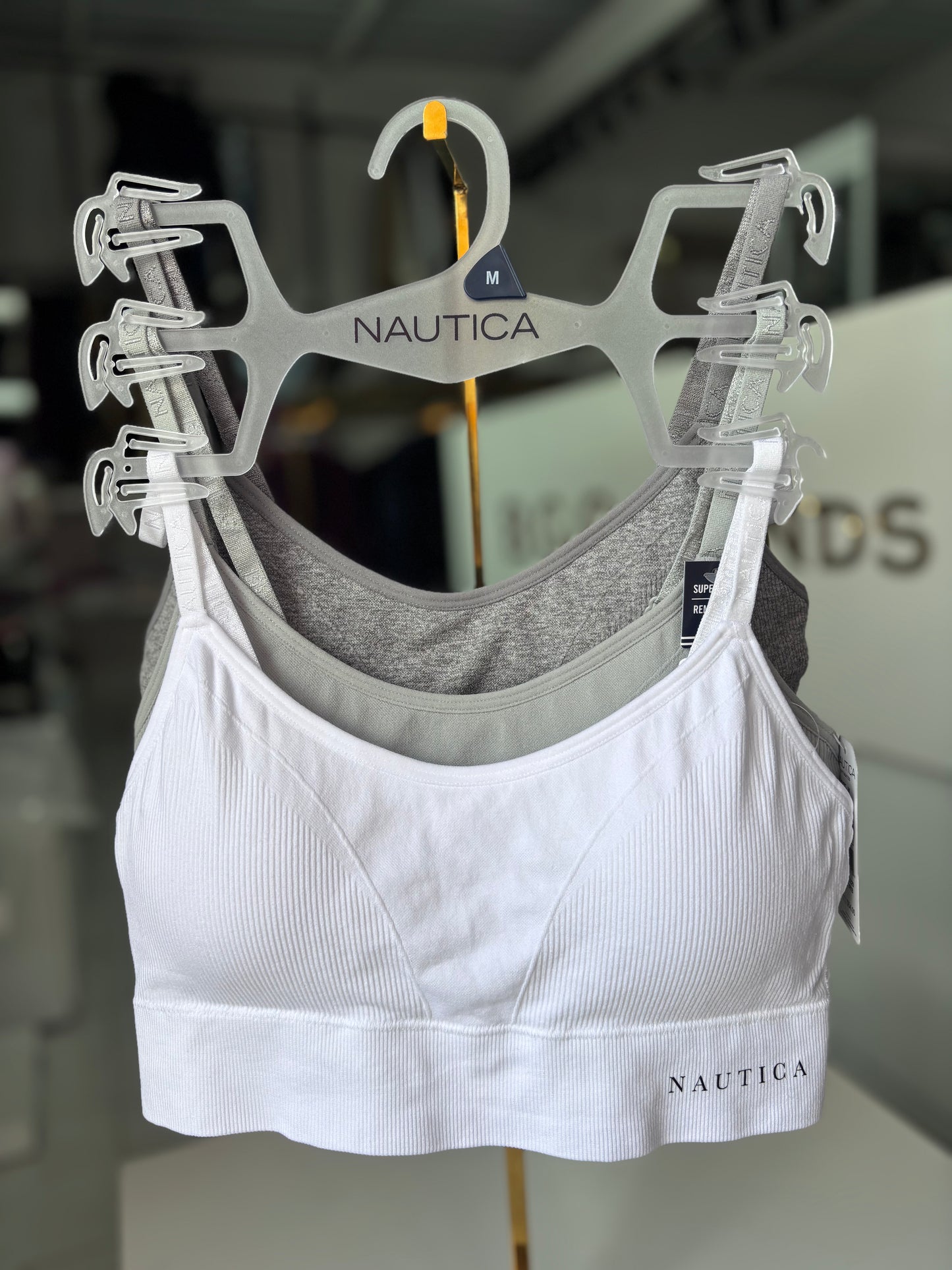 Tops Náutica 3pz blanco y gris