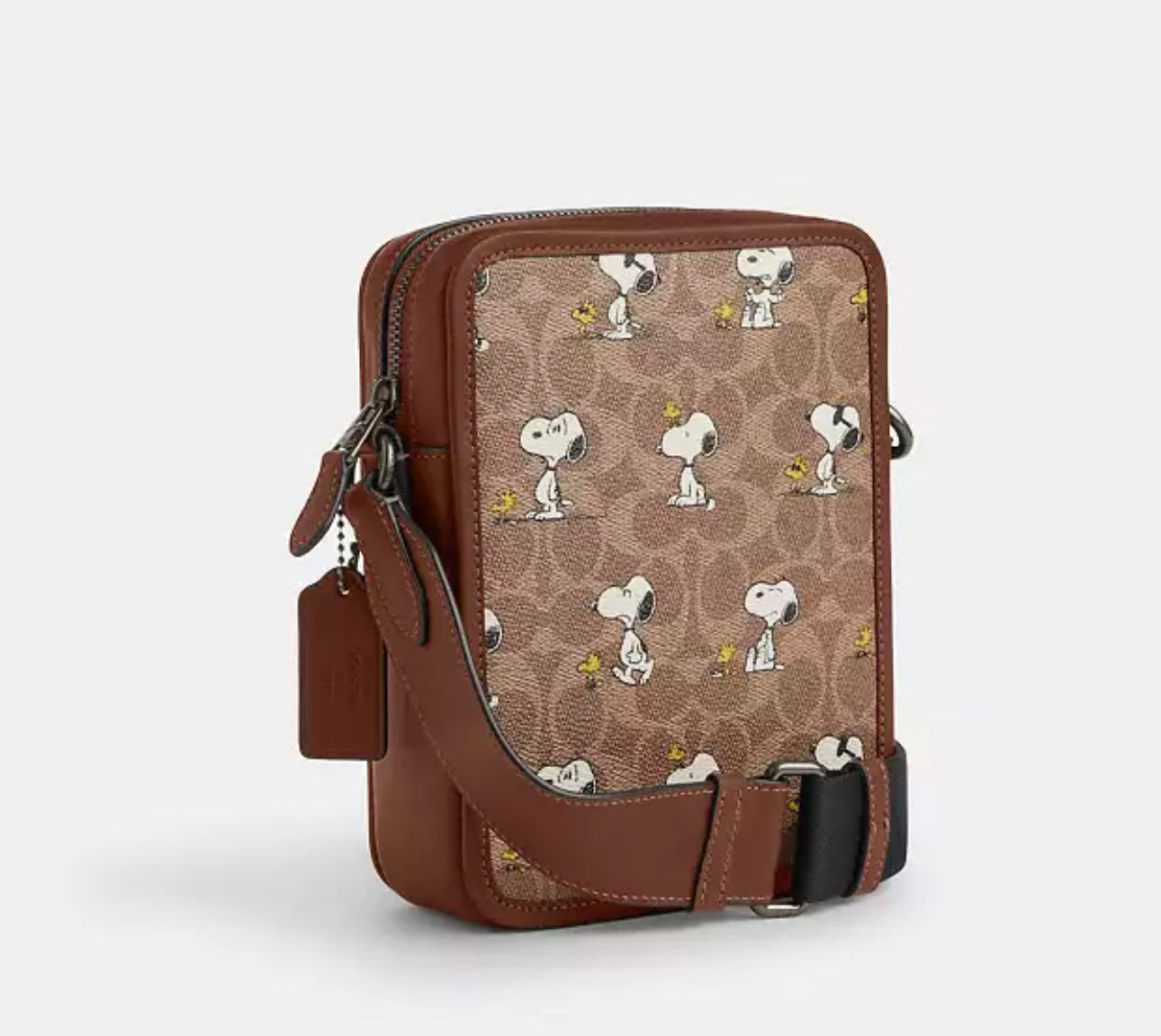 Crossbody Coach Peanuts Sullivan, estampado Snoopy