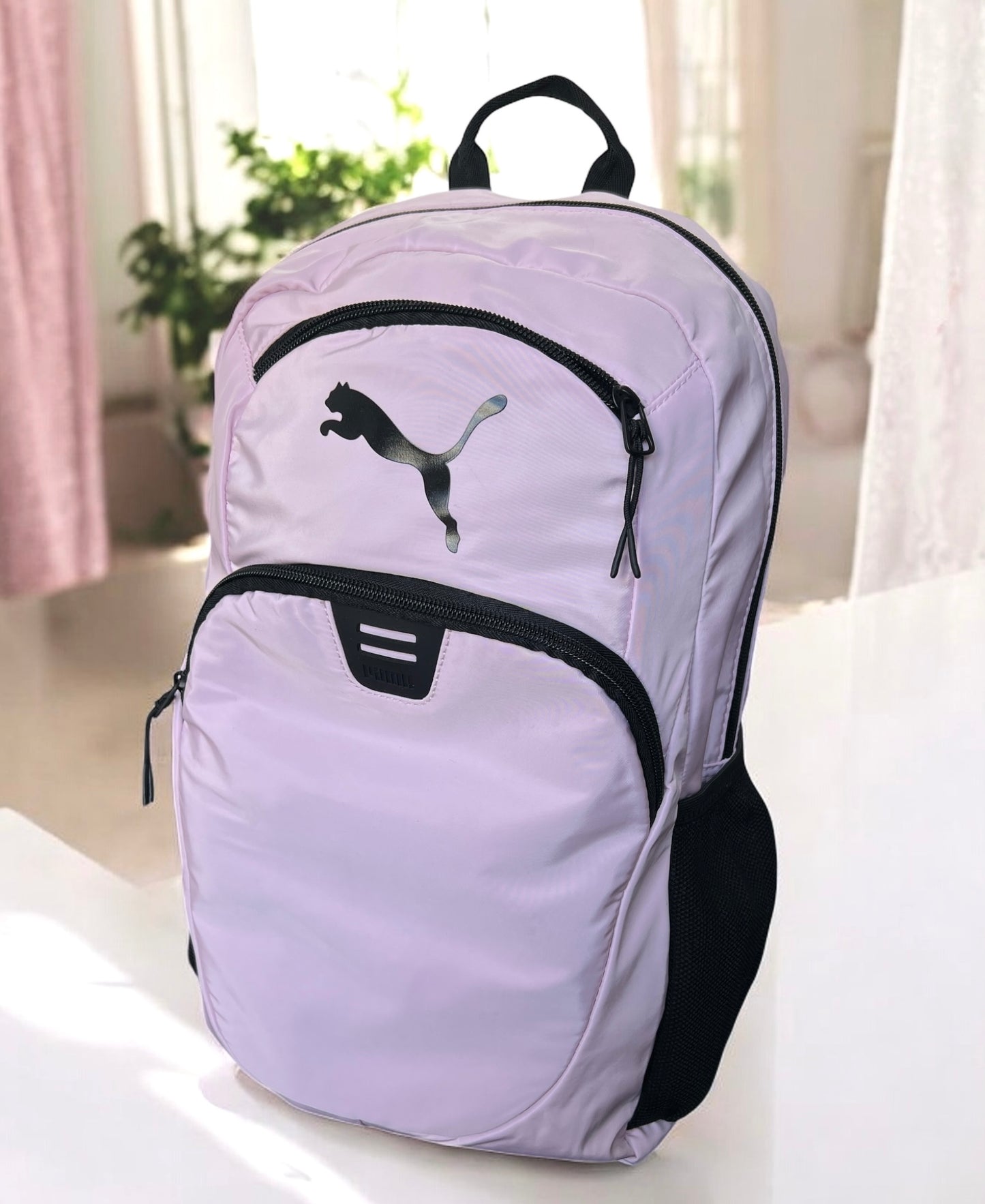 Backpack Puma lila con negro