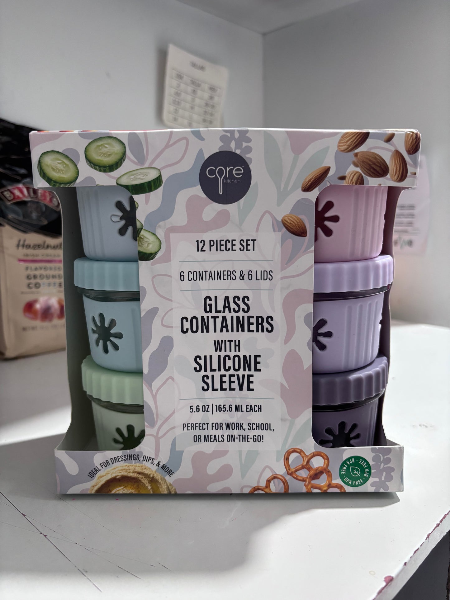 Contenedores Glass varios colores