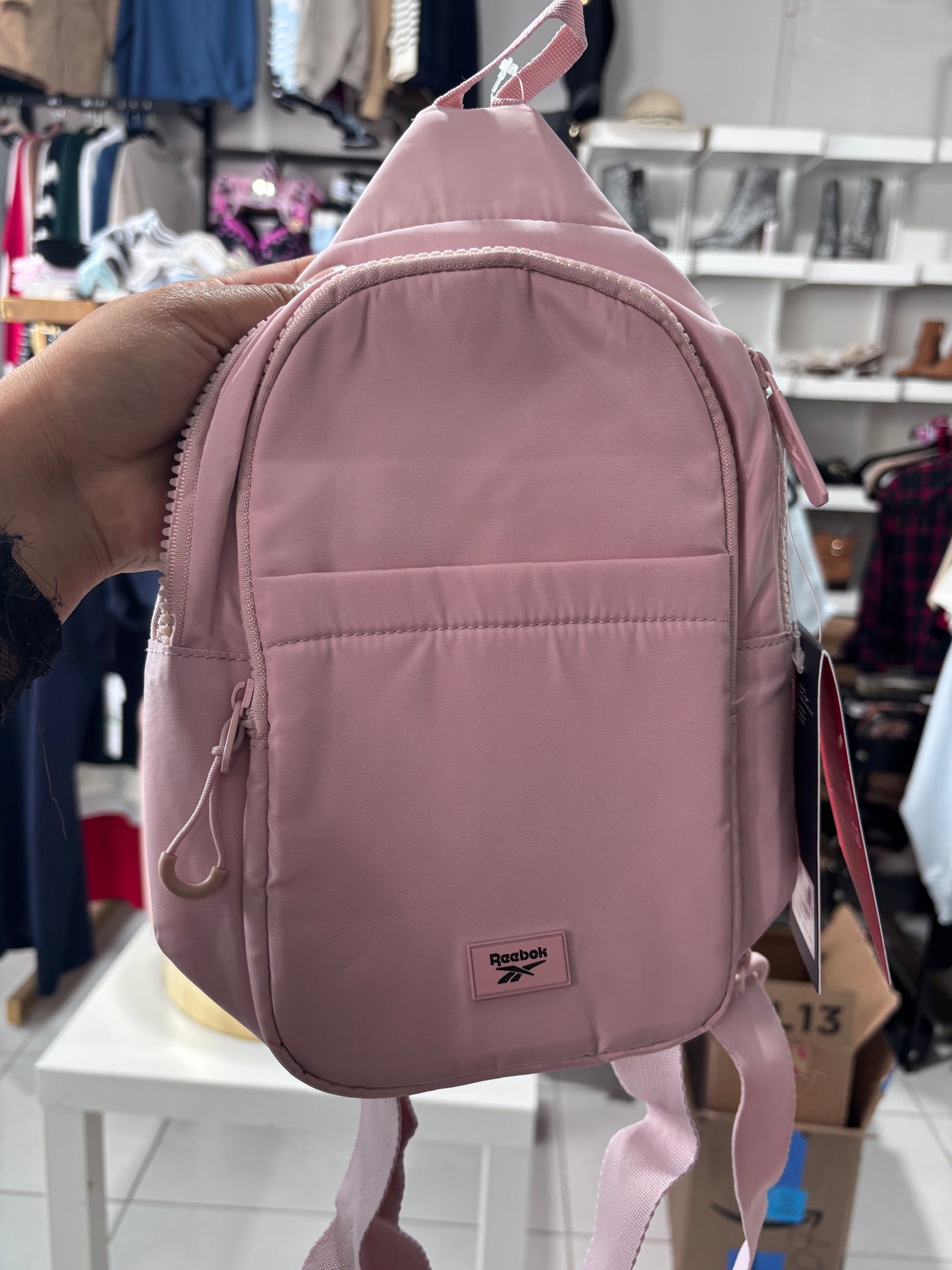Pechera Reebok rosa
