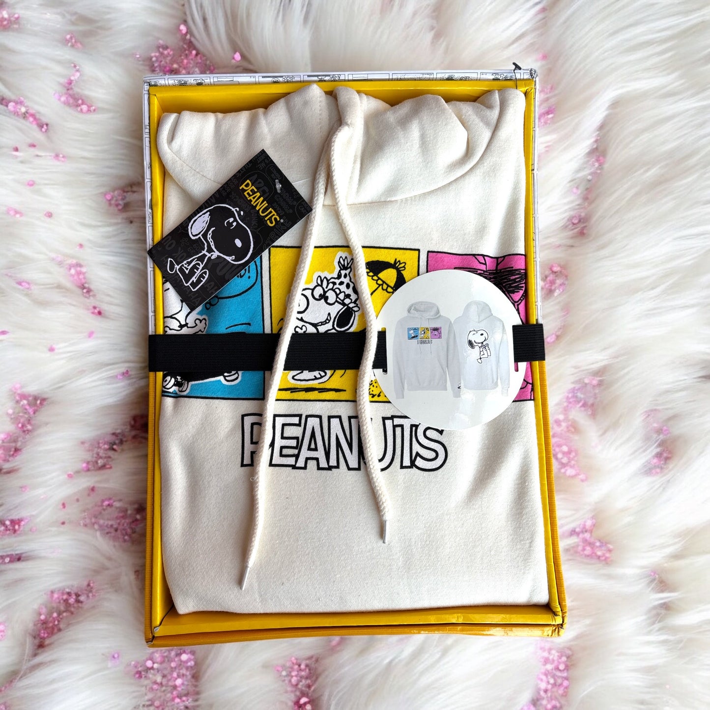 Sudadera Peanuts beige de Snoopy para caballero