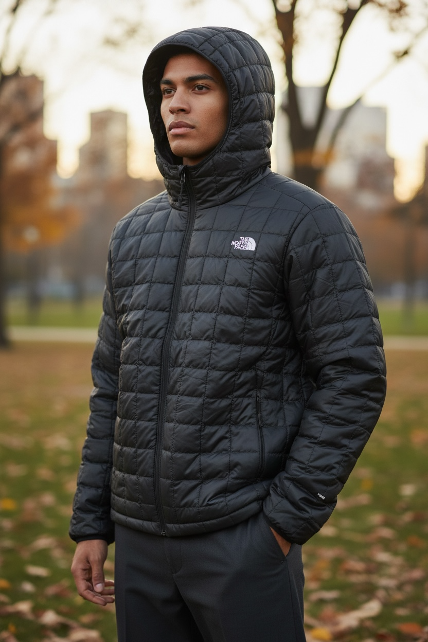 Chamarra The North Face negra para caballero