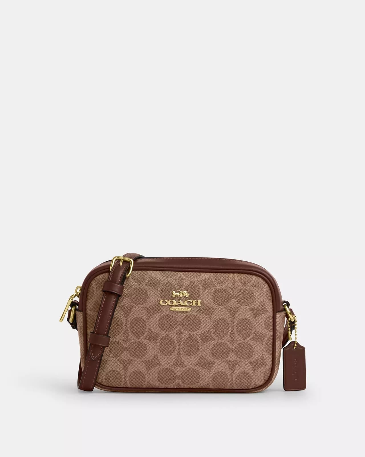Crossbody Coach cafe con monogram mini Jamie Camera Bag