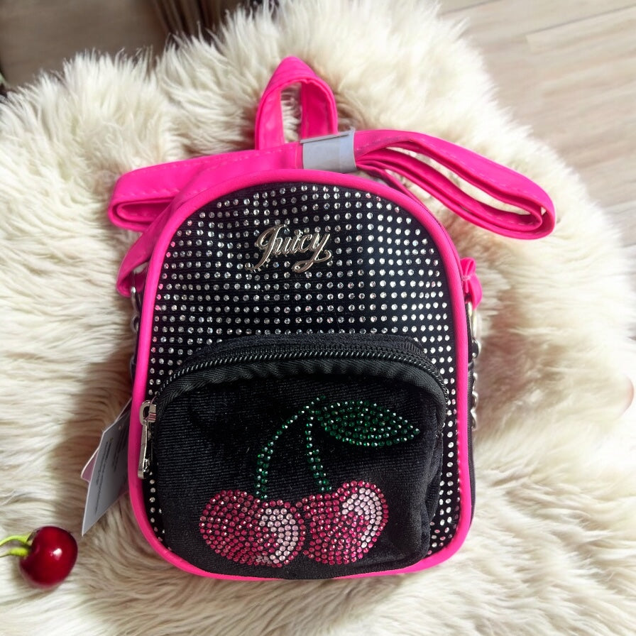 Crossbody / backpack con detalles de brillo Juicy