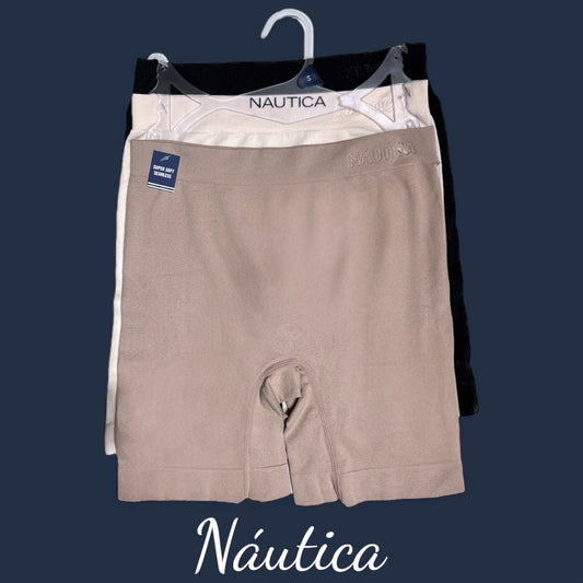 Short ropa interior Náutica nude, rosa y negro 3 pzs
