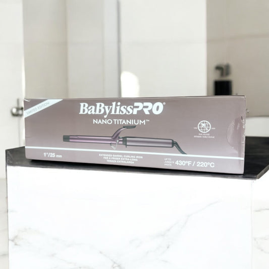 Set de rizadora para cabello BaByliss pro morada