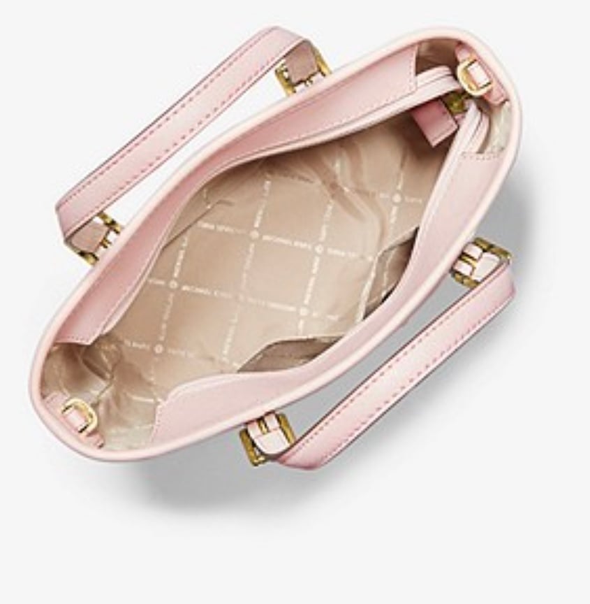 Tote Michael K vanilla/rosa con strap
