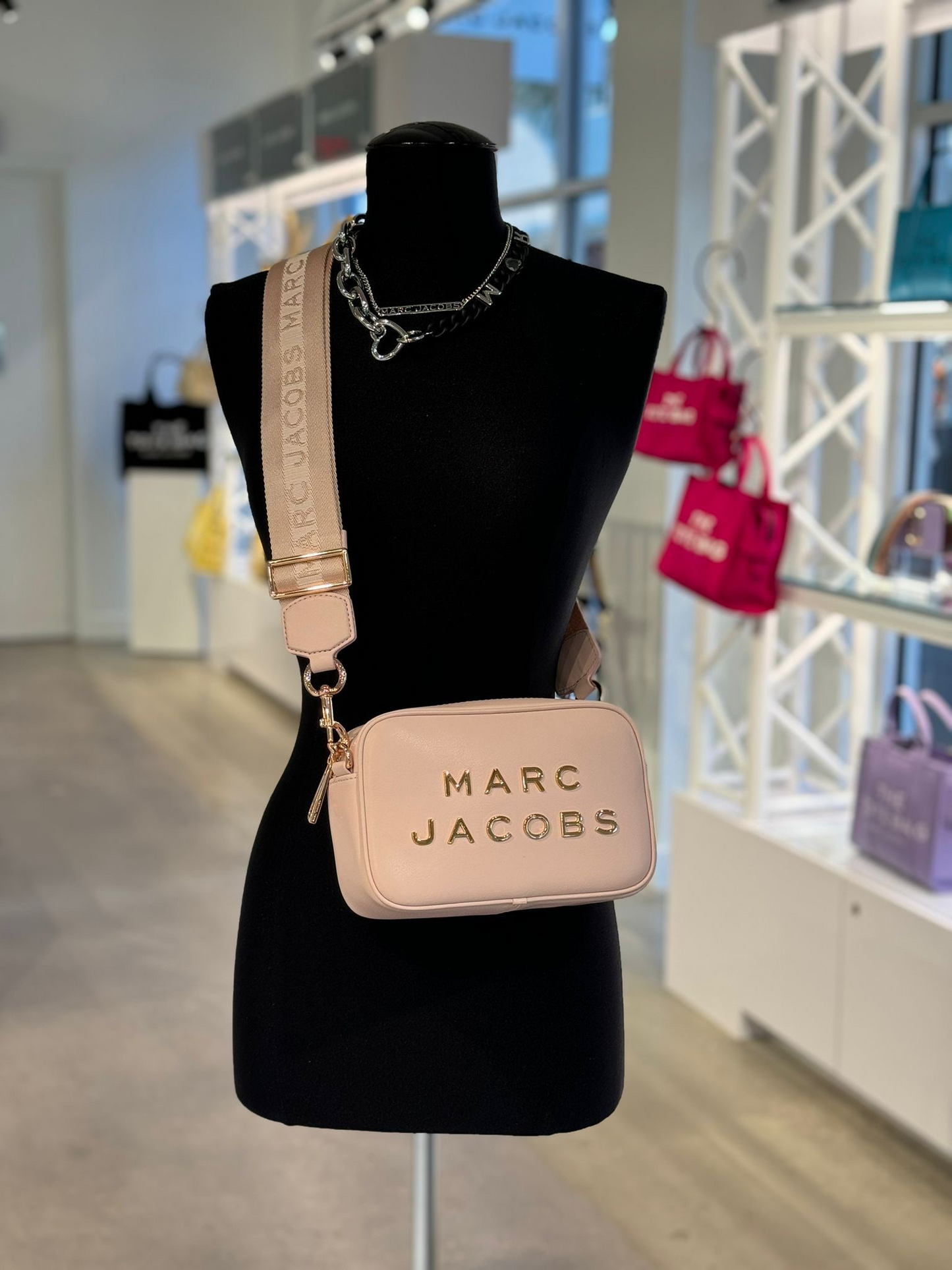 Crossbody Marc Jacobs leather Bag rose
