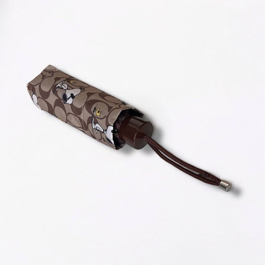 Sombrilla  Coach Peanuts café con monogram chocolate