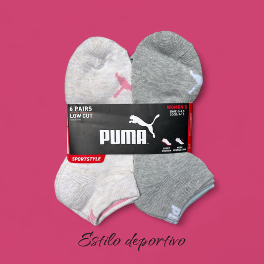 Tienes Puma varios colores 6 pares