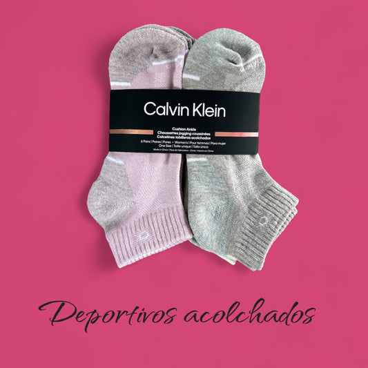 Tines Calvin K , rosa, café y beige