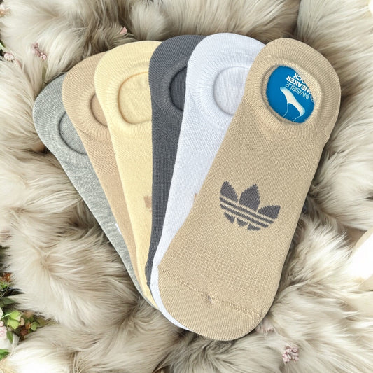 Protectores Adidas varios colores nude 6 pares