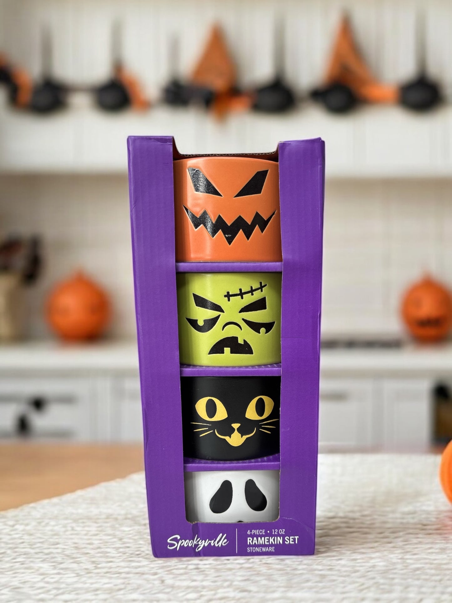 Set de Tazones Ramekin Spookyrille Halloween