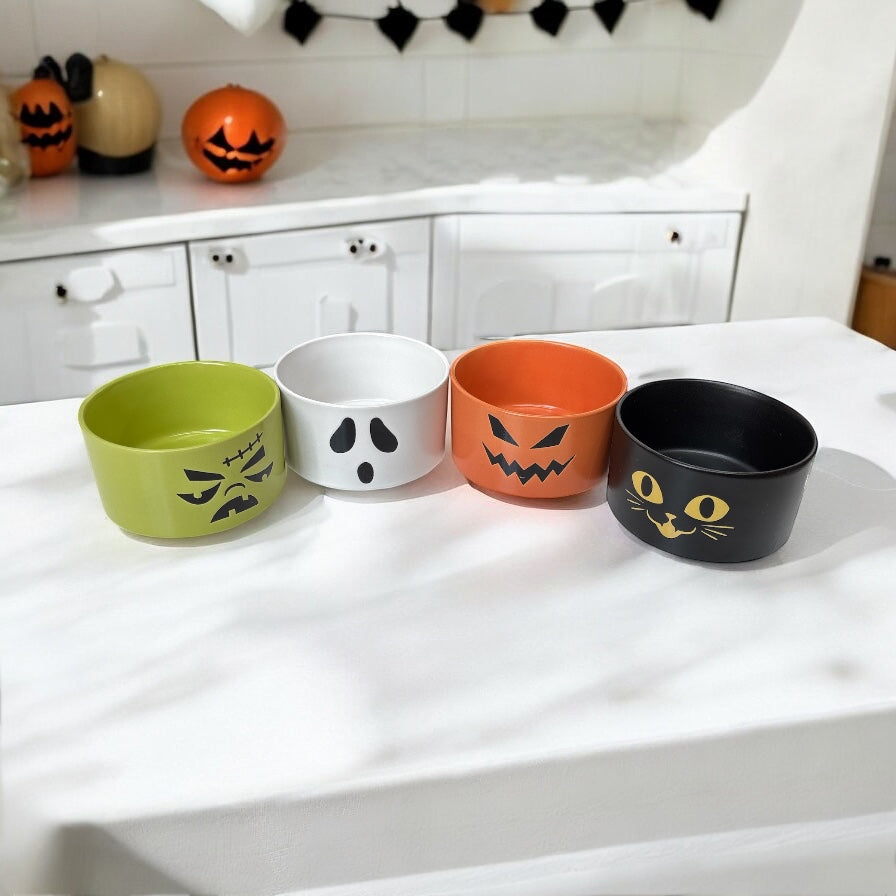 Set de Tazones Ramekin Spookyrille Halloween
