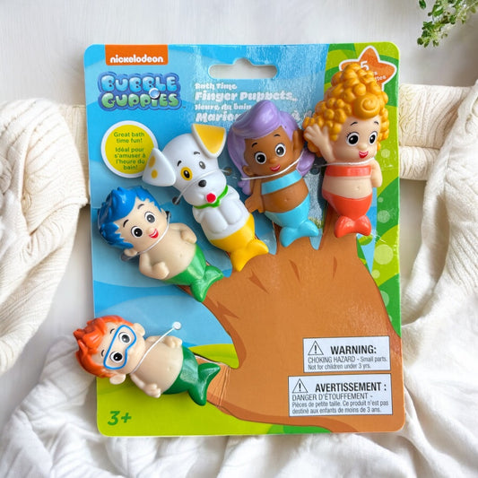 Set de títeres Nickelodeon Bubble Guppies de dedo con 5 personajes