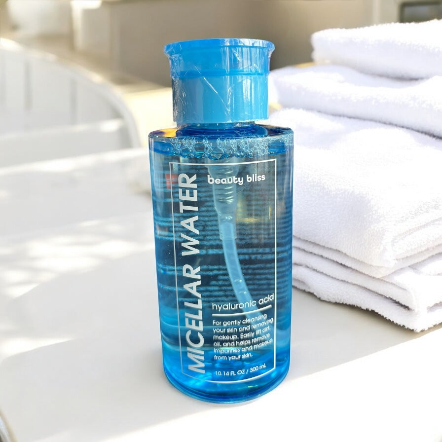 Agua Miscelar Beauty Bliss remueve impurezas, aceite y maquillaje con ácido Hialurónico