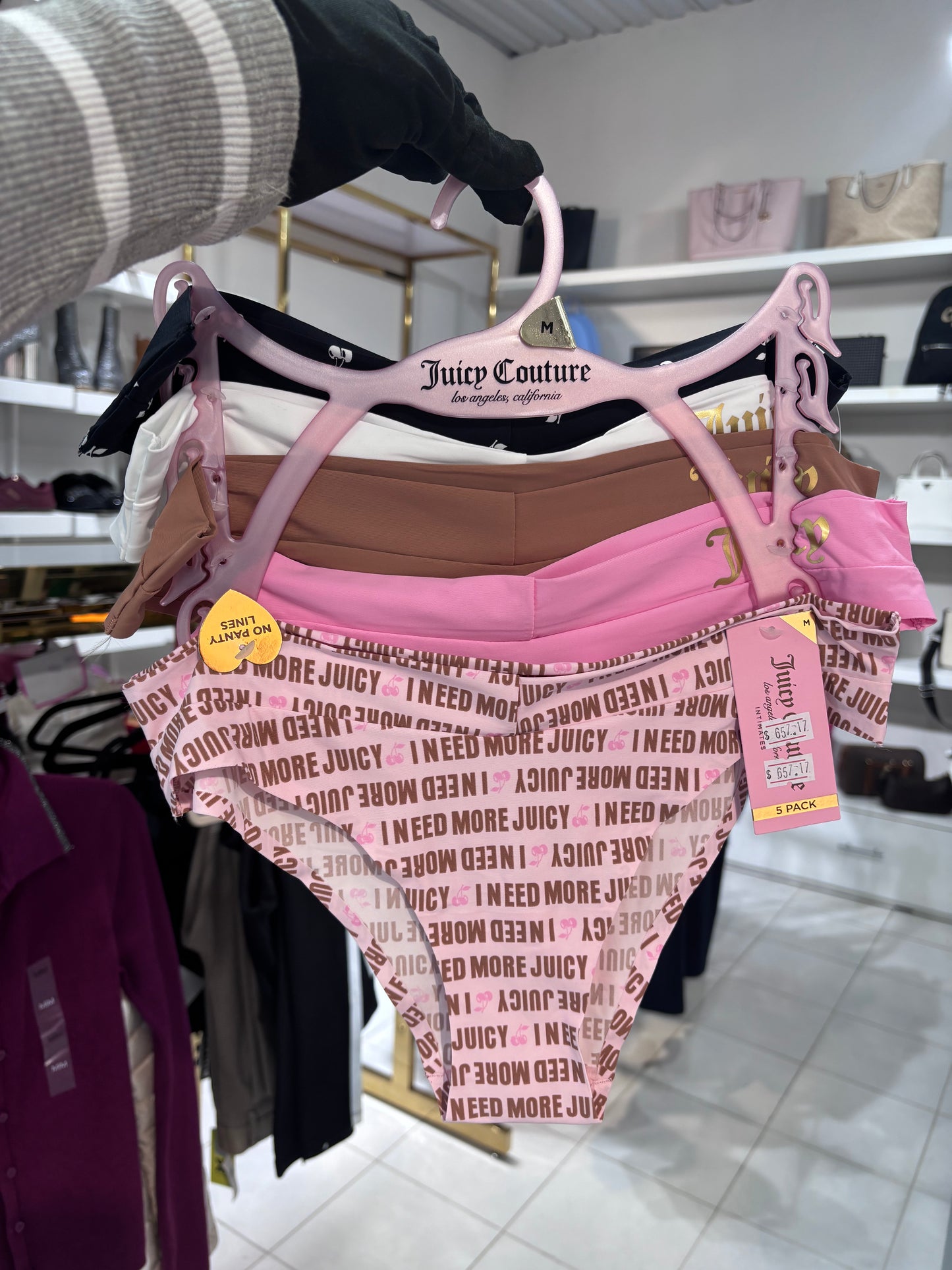 Panties Juicy C 5 pz de varios colores