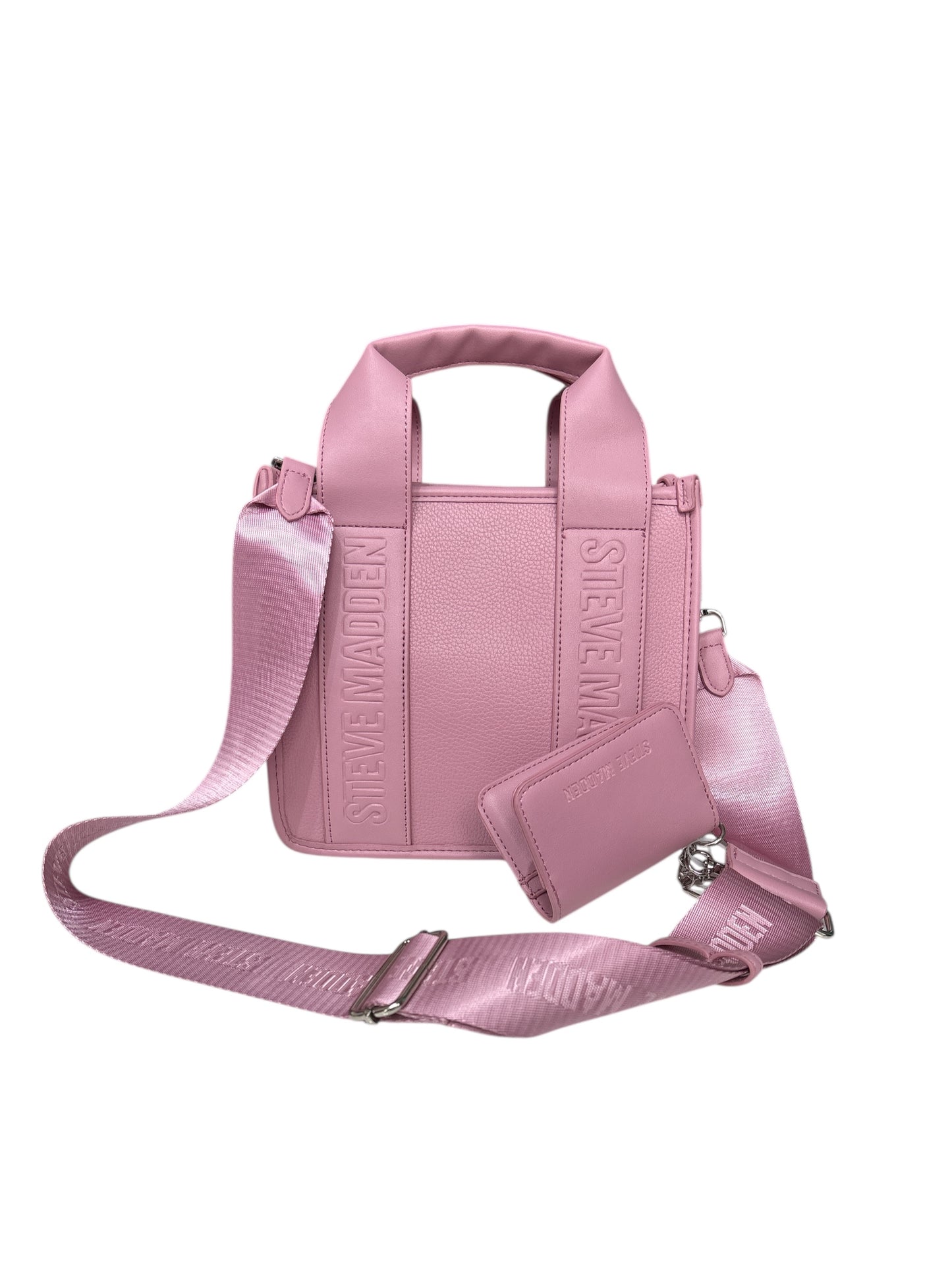 Crossbody Steve M Bwebber-e rosa con tarjetero