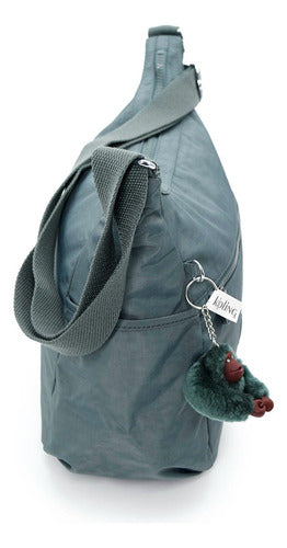 Crossbody Bag Kipling Alenya verde con changuito